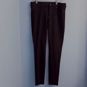 Liverpool Cropped Pants in Deep Brown